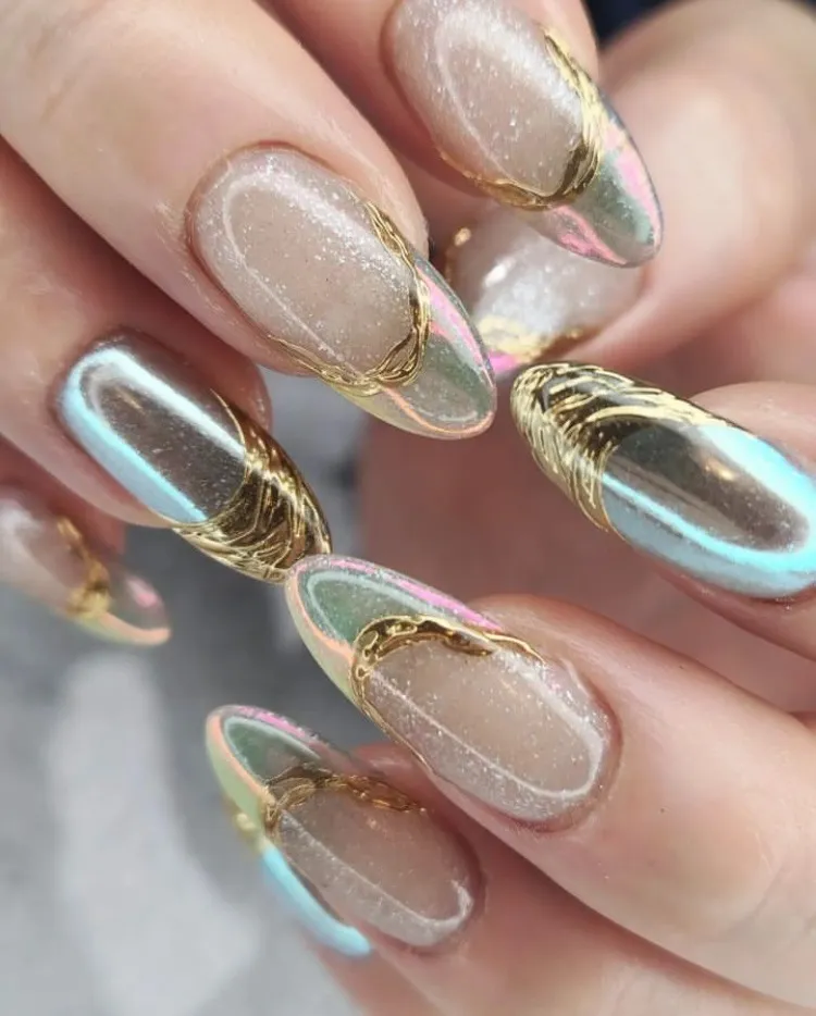 Iridescent Nail